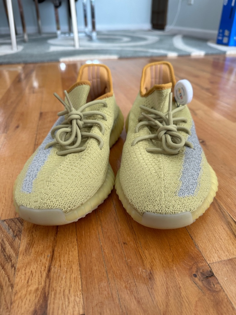 Yeezy Boost 350 V2 Marsh Mens Practically New Only Worn in House sz 10.5 - Picture 8 of 9